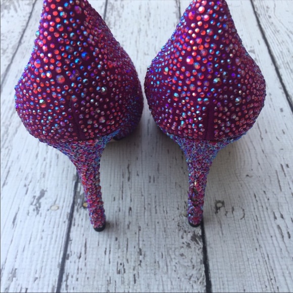 Pleaser Day & Night Prestige 20 Rhinestone Heels - Picture 6 of 7